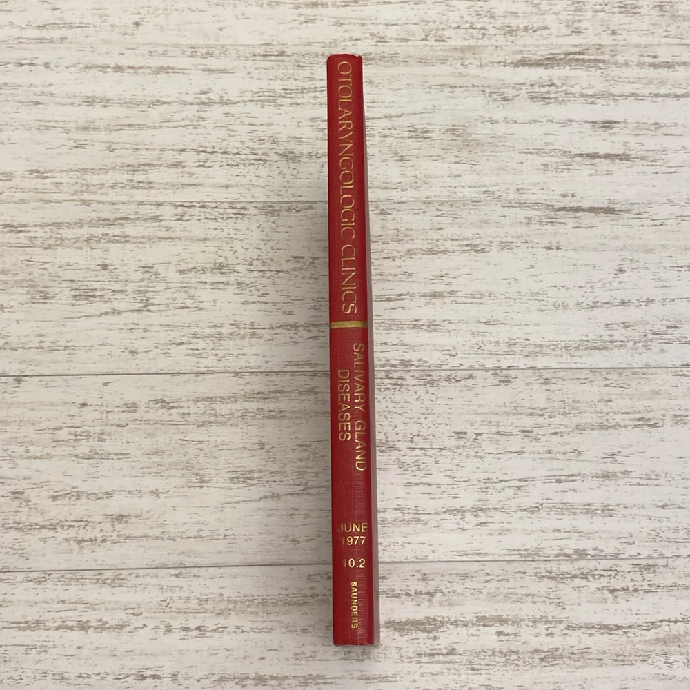 Vintage 1977 Otolaryngologic Clinics North America Salivary Gland Book
